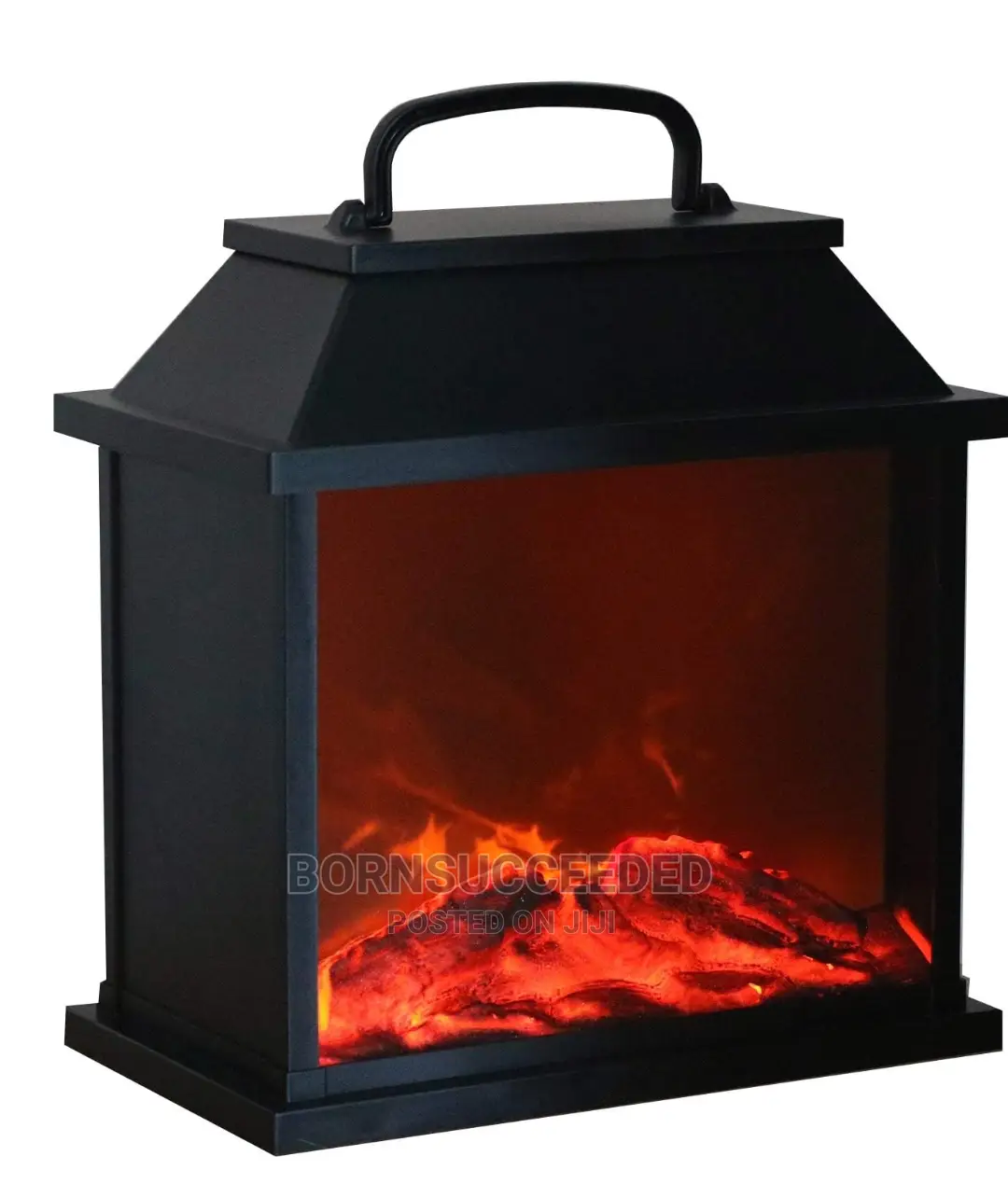 LED Fireplace Lamp Flameless Fire Simulation Lantern