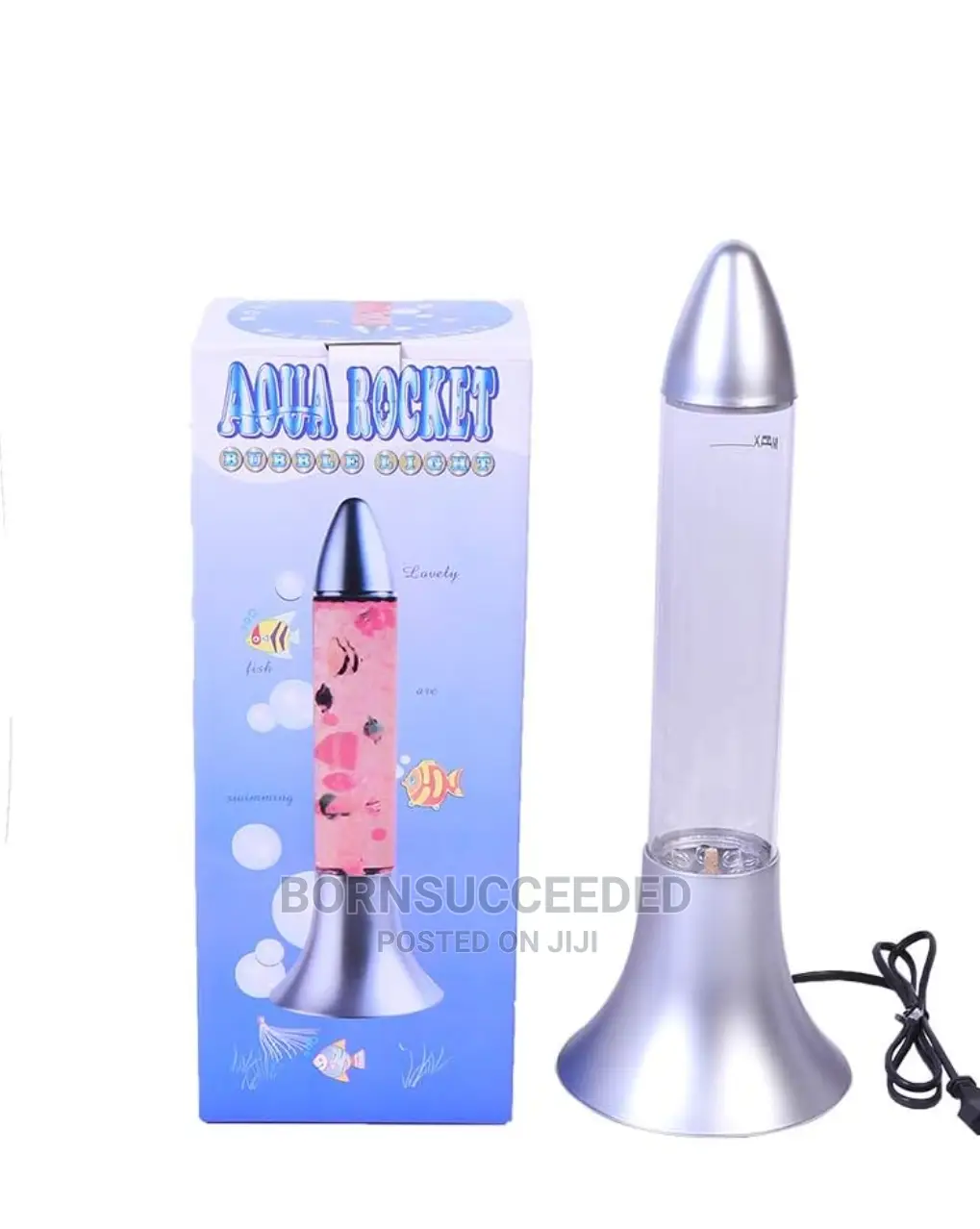 Light Ahead Led Bubble Fish Aquarium Rocket Motion Lamp