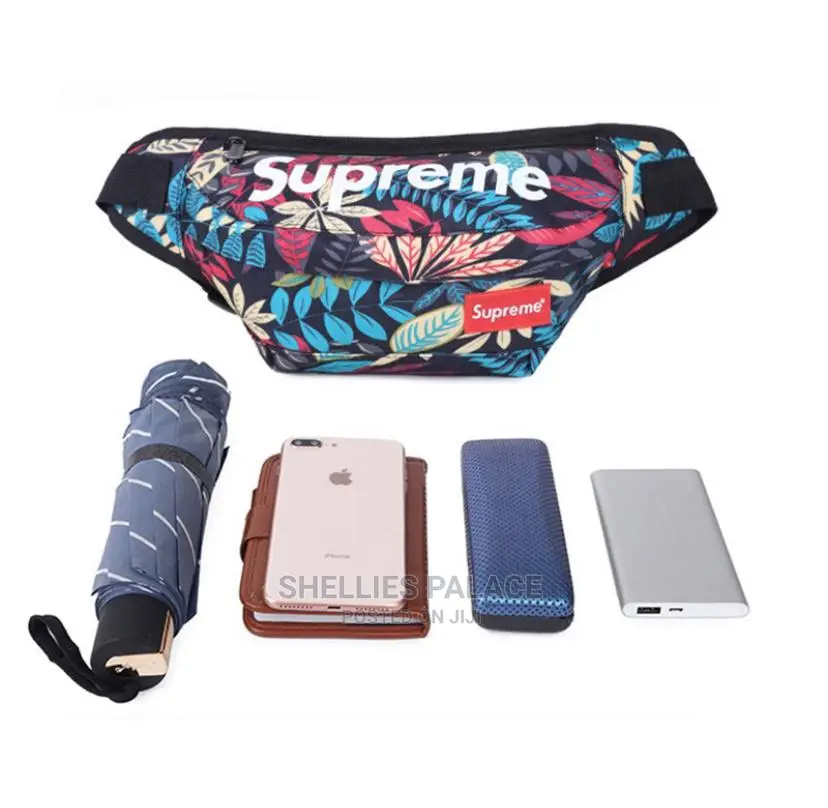 Fashion High Quality Maple Leaf Men's Waist Bag Wallet Bag