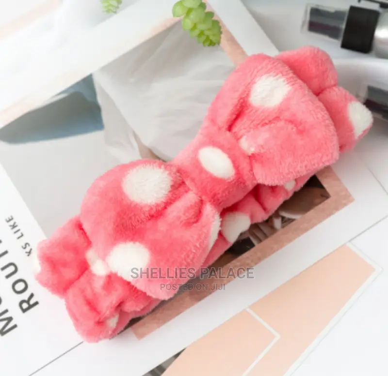 1 Pcs Coral Fleece Soft Headband Cross Top Hairband Elastic
