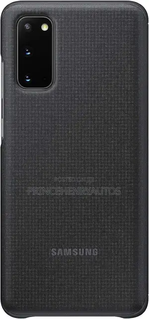 SAMSUNG Galaxy S20 Case, S-View Flip Cover (EF-ZG980CBEGUS)
