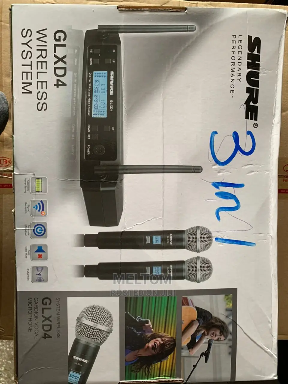 Shure 3in1 Glxd4 Cordless Microphone