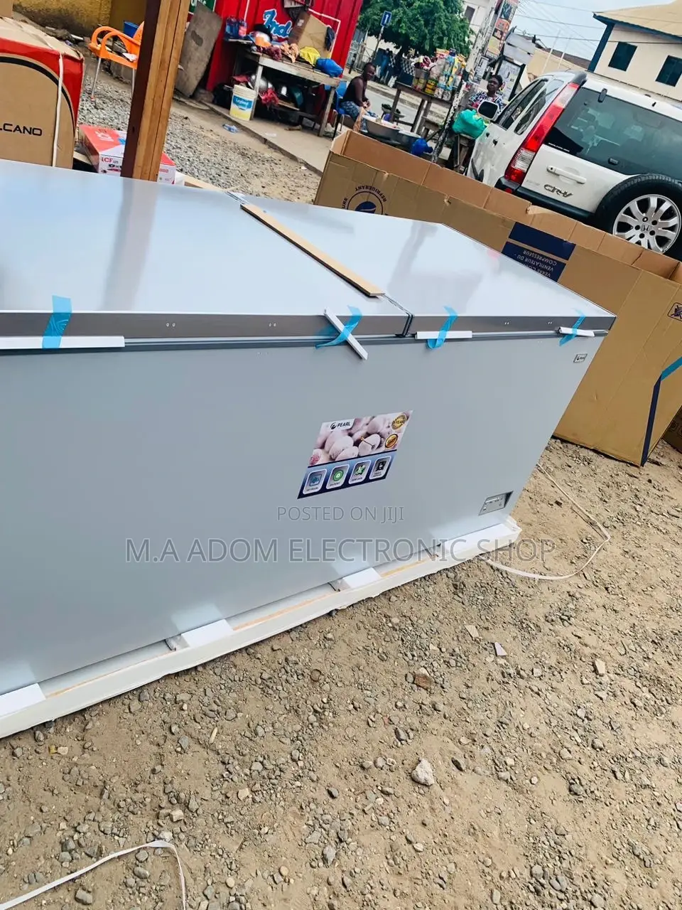 Buy Pearl 708ltrs Double Door Chest Freezer PCF-850(Silver)