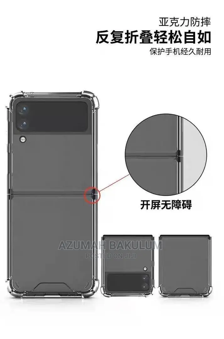 Samsung Galaxy Z Flip 4/3 Transparent Back Cover