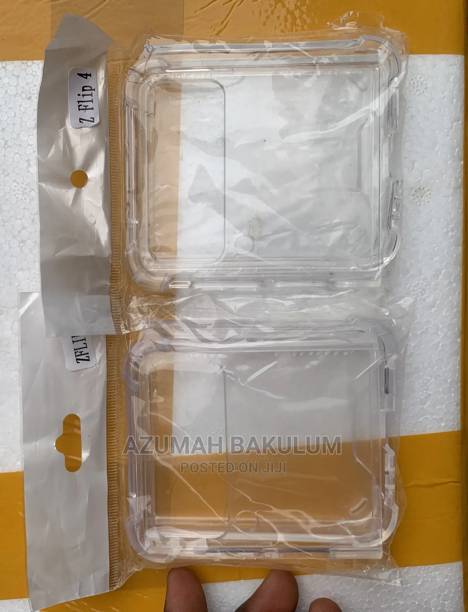 Samsung Galaxy Z Flip 4/3 Transparent Back Cover