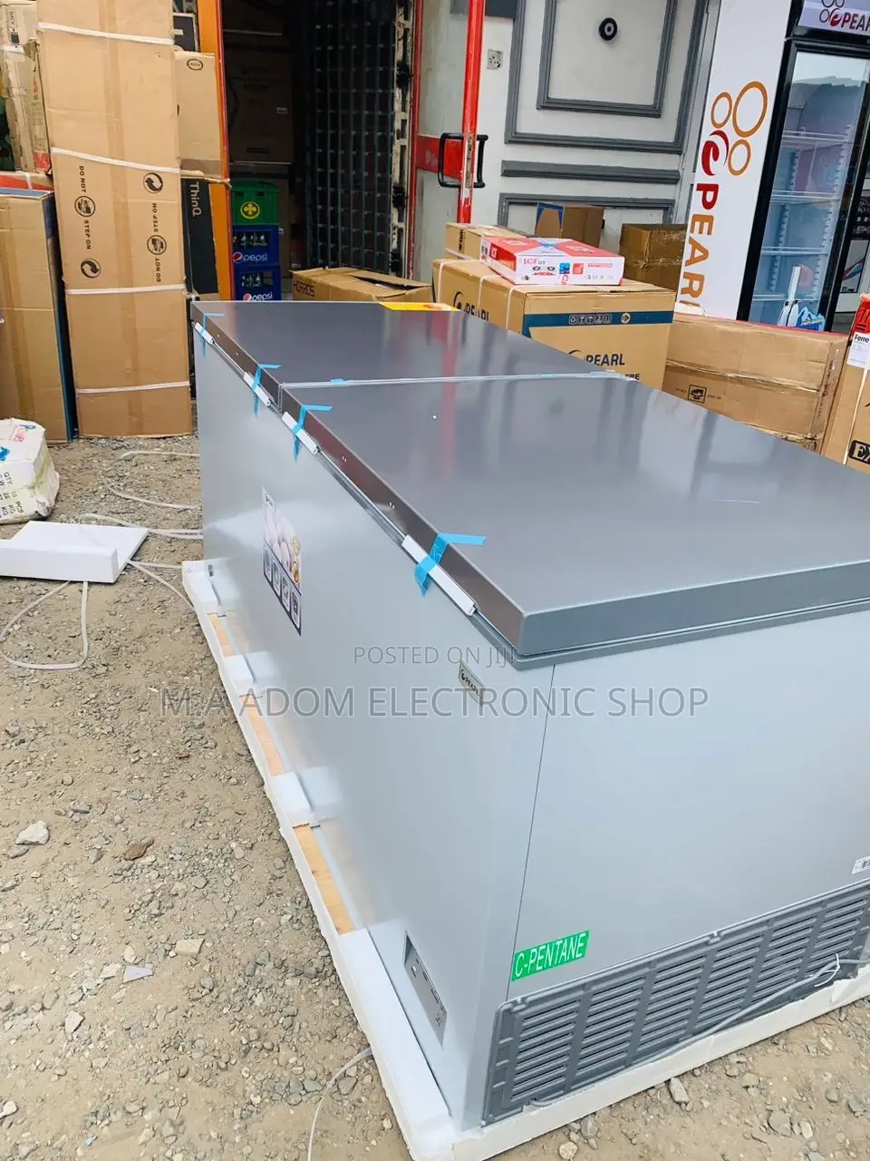 Silver Pearl 708ltrs Double Door Chest Freezer PCF-850