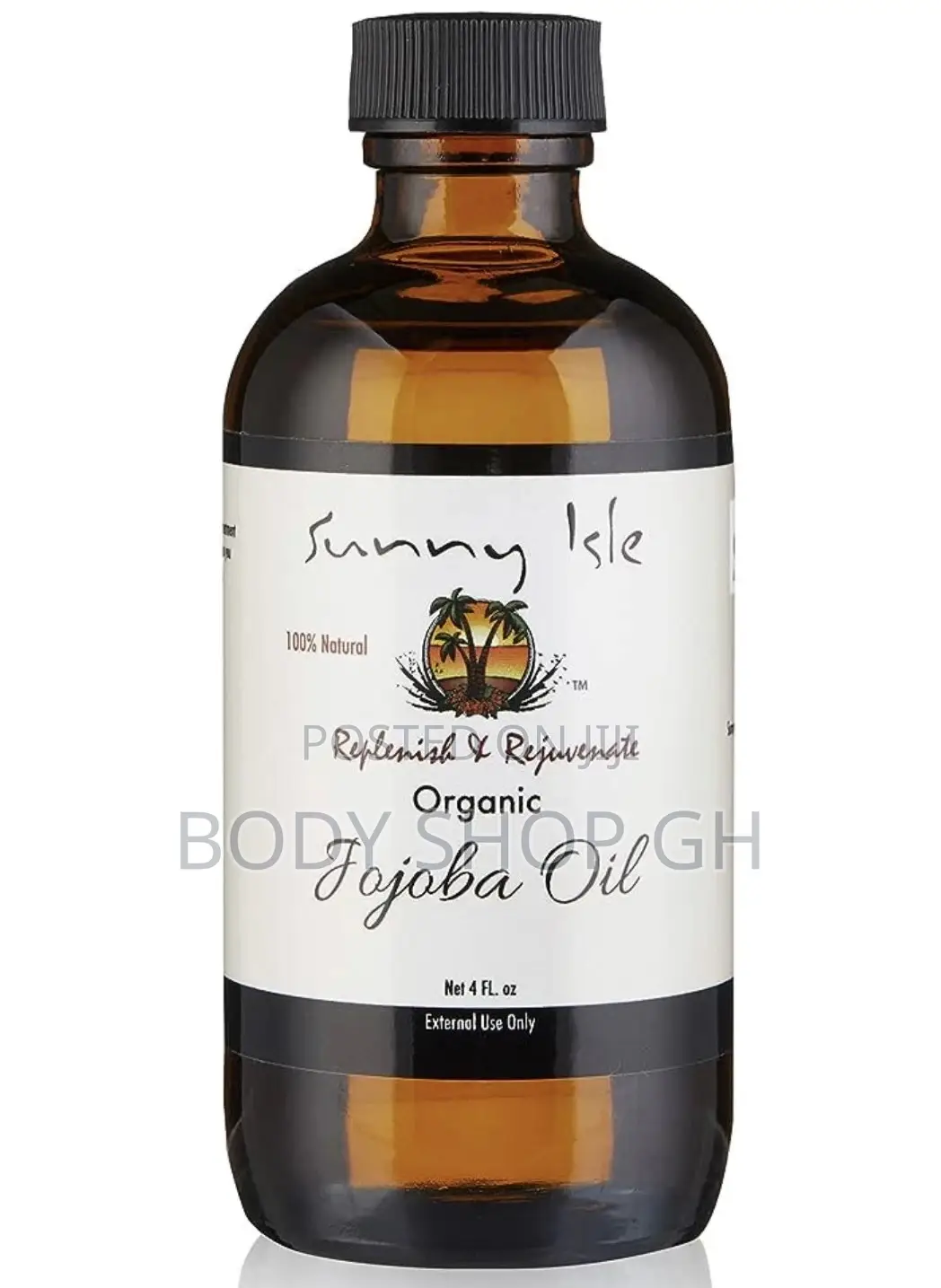 Sunny Isle Organic Jojoba Oil - HAIR GROWTH + HAIRLOSS OIL