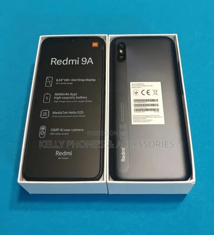 New Xiaomi Redmi 9A 128 GB Black