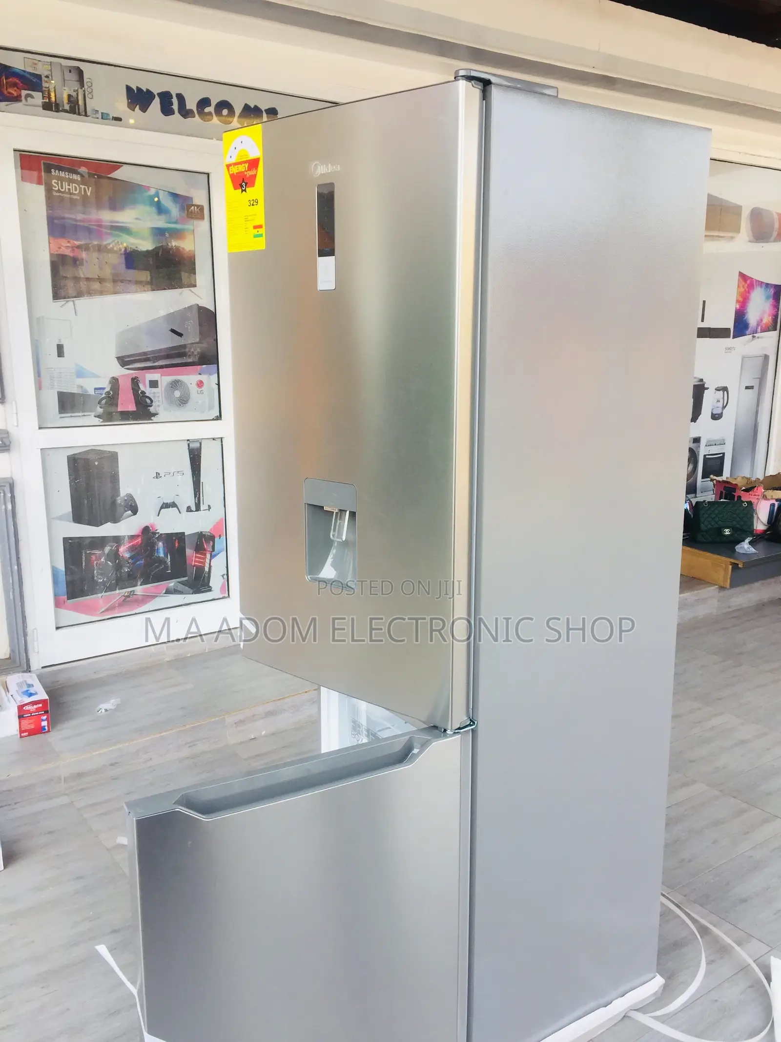 Pick New Midea 170L Double Door Bottom Freezer Mdrb242fgf42