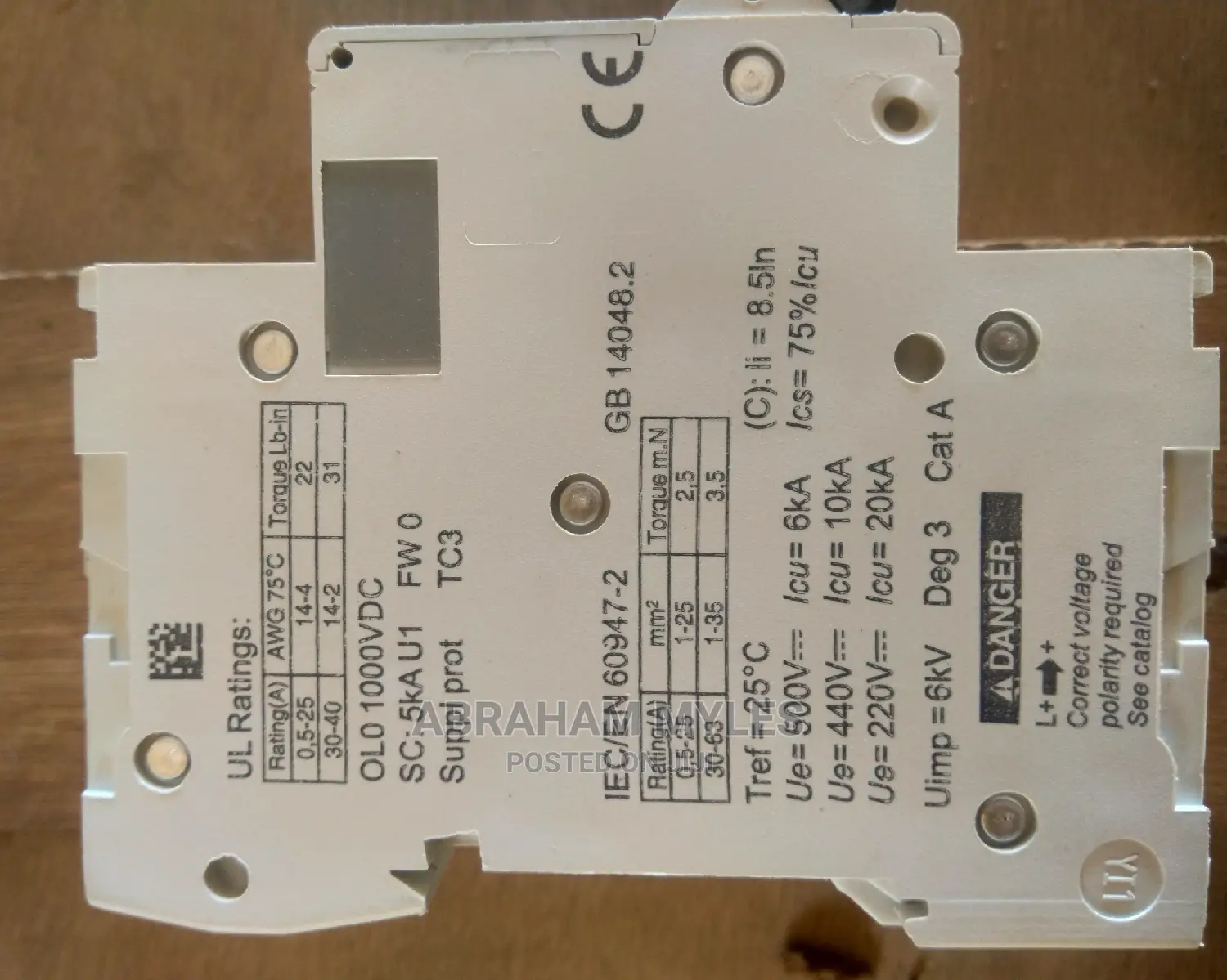 Schneider Breaker Dc 16a for Sale