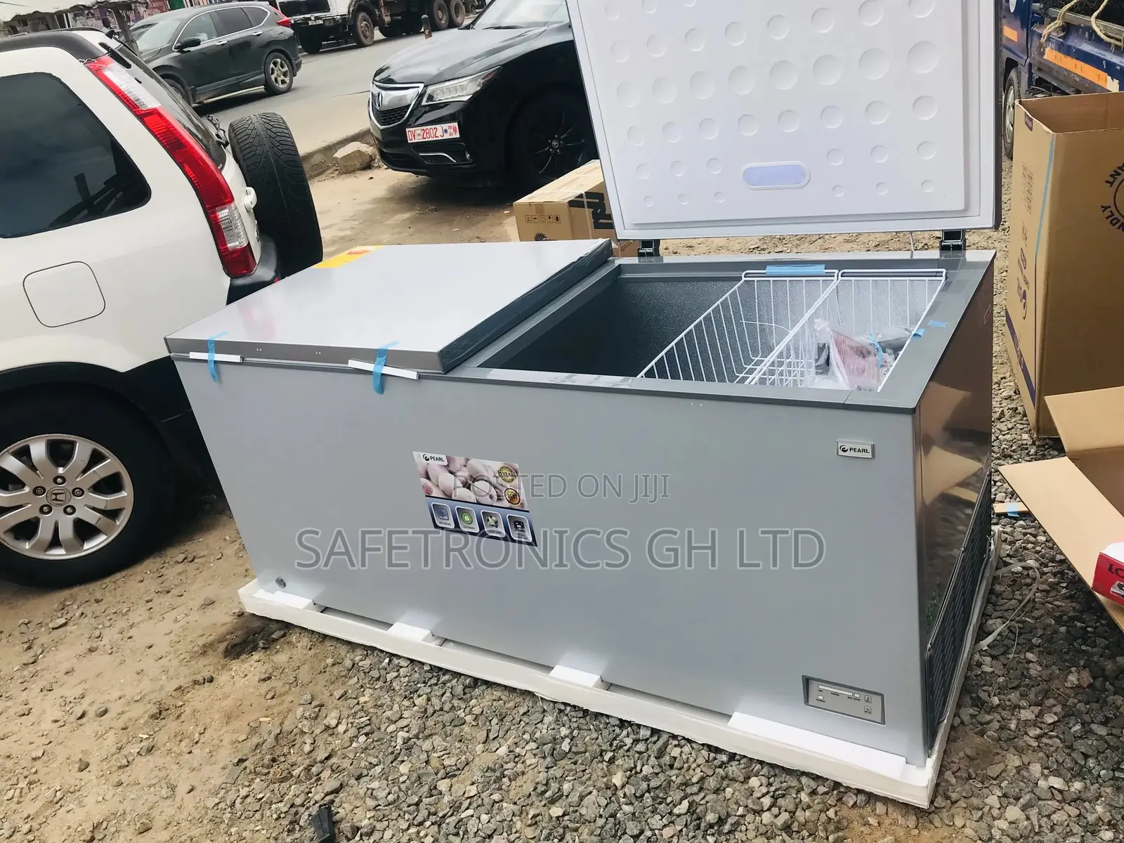 New Chestfreezer PCF-850 Doubledoor Pearl