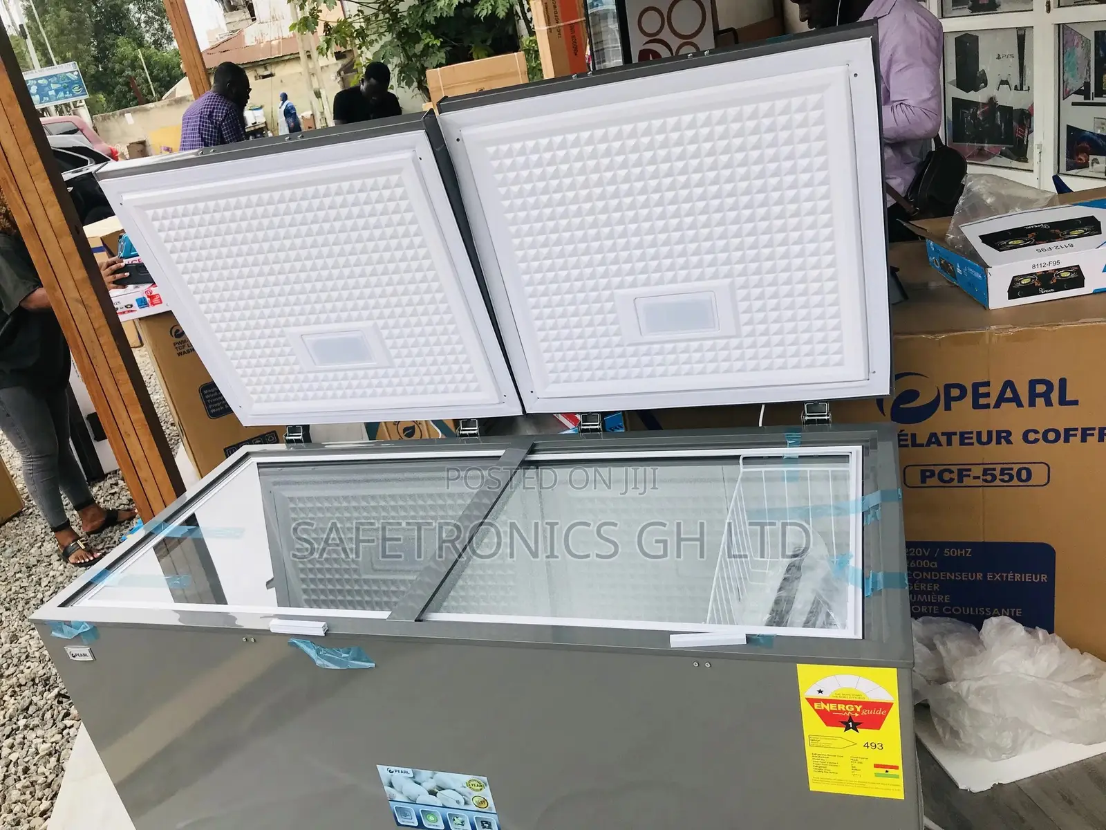 PCF-550 Doubledoor Essential Pearl Chestfreezer