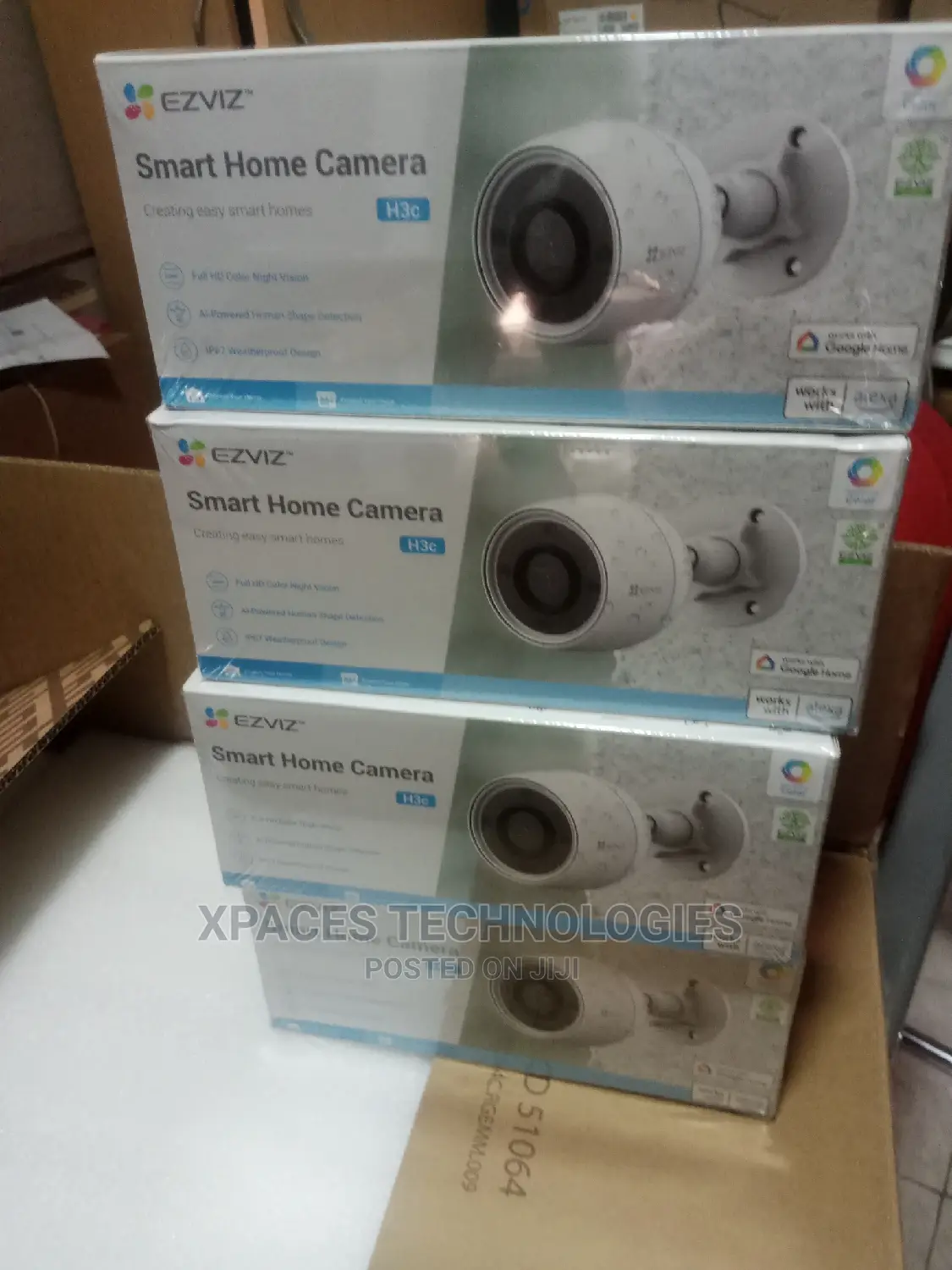 EZVIZ H3C Color Night 2mp HD Smart Home Wi-Fi Camera