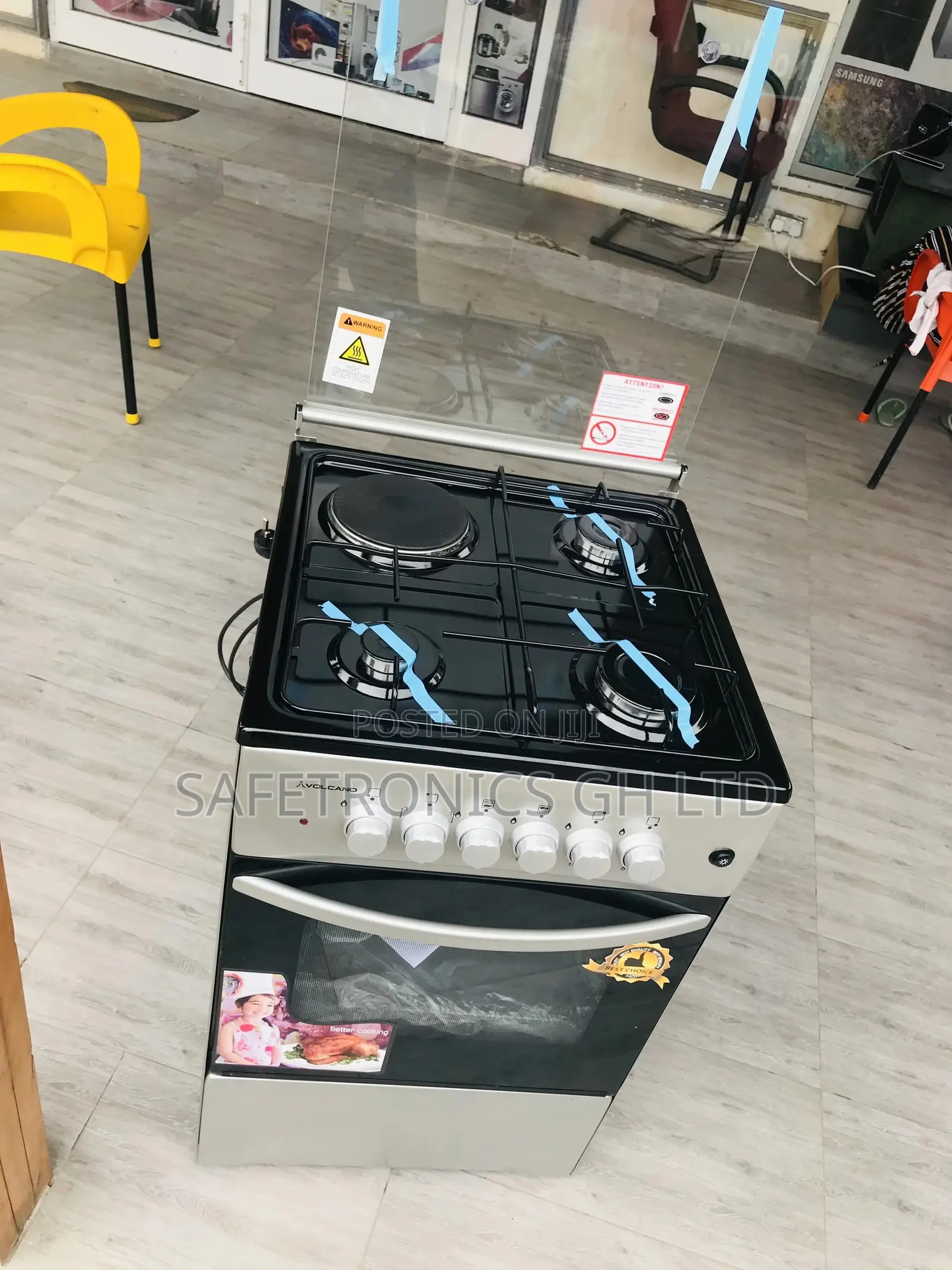 Oven With Grill 50x50 3 Gas 1 Electric Volcano