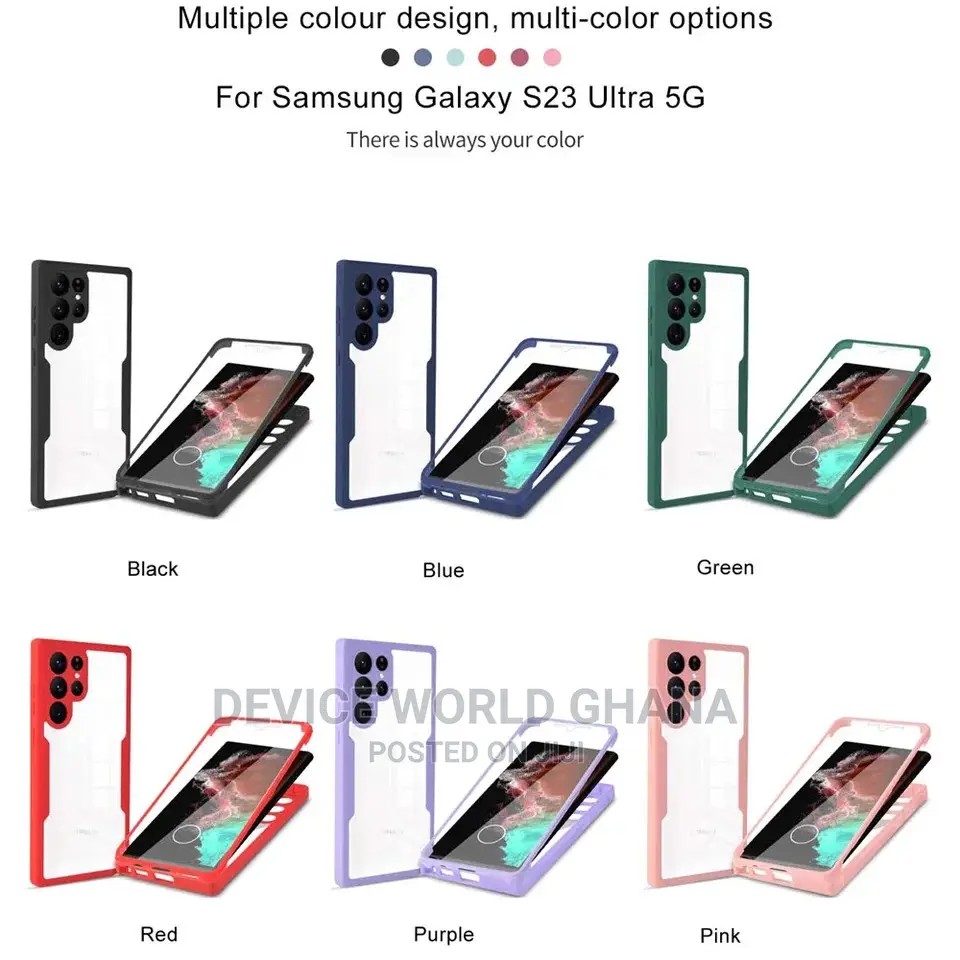 360 Front N Back Shockproof Case 4 Samsung S23ultra Etc