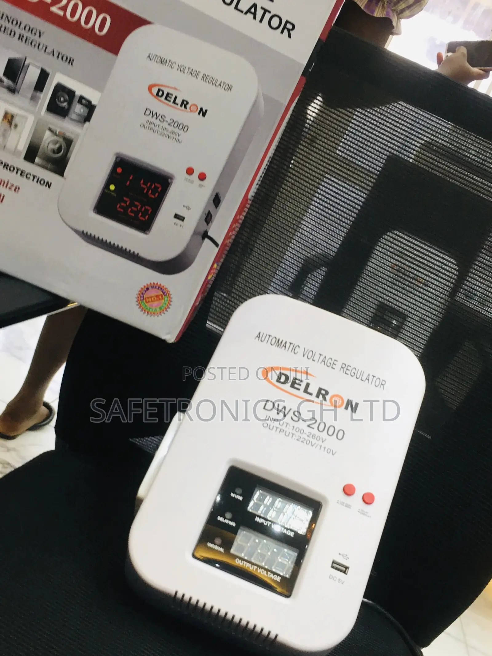 Best DWS-3000 Wall Automatic Voltage Regulator Delron