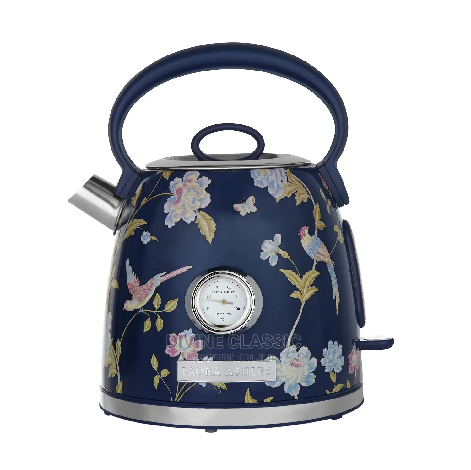 Laura Ashley Cordless Stainless Steel Kettle 1.7 Litre