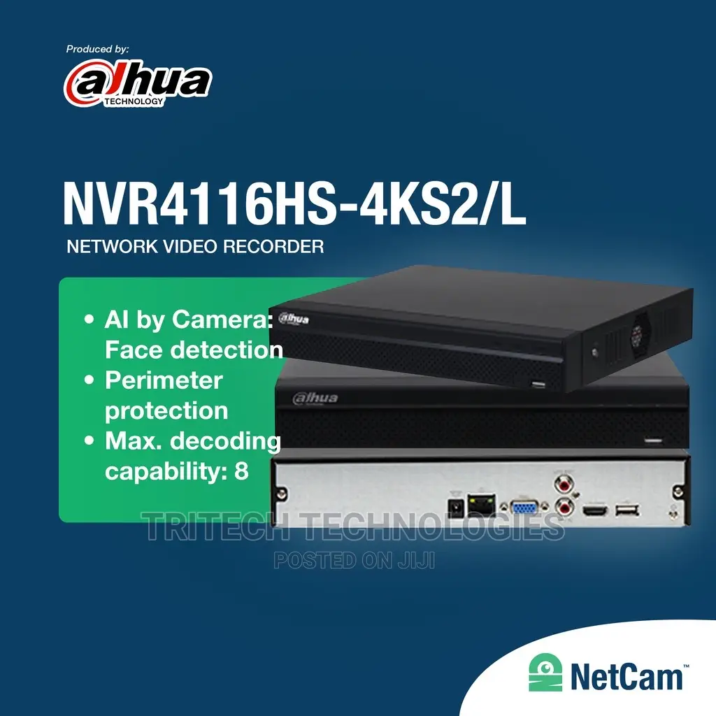 Dahua 16ch NVR None Poe Nvr4116hs-4ks2/L