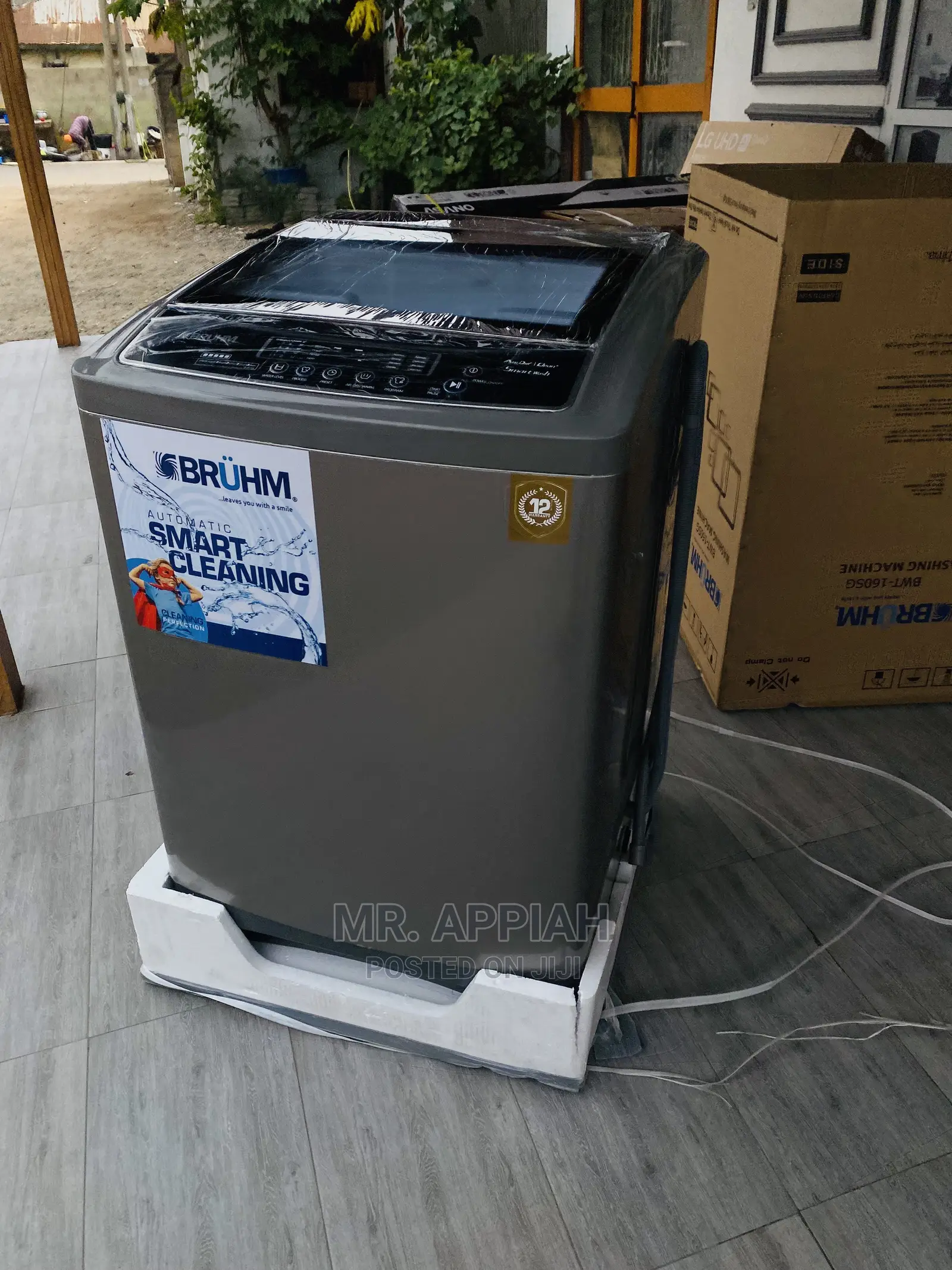 Extremely Quality Bruhm BBWT-120SG Top Load Washingmachine.
