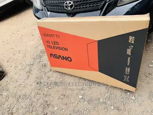 Glossy Black Smart 43”Asano FHD Android Tv 