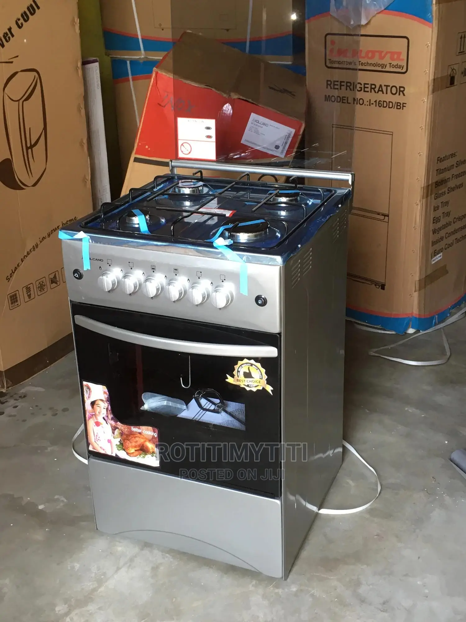 Gas Cooker 50x50cm Stainless Cook Top in Accra Metropolitan Kitchen