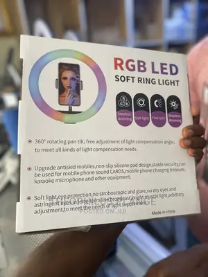 10 Inches RGB Ring Light for Photos and Videos