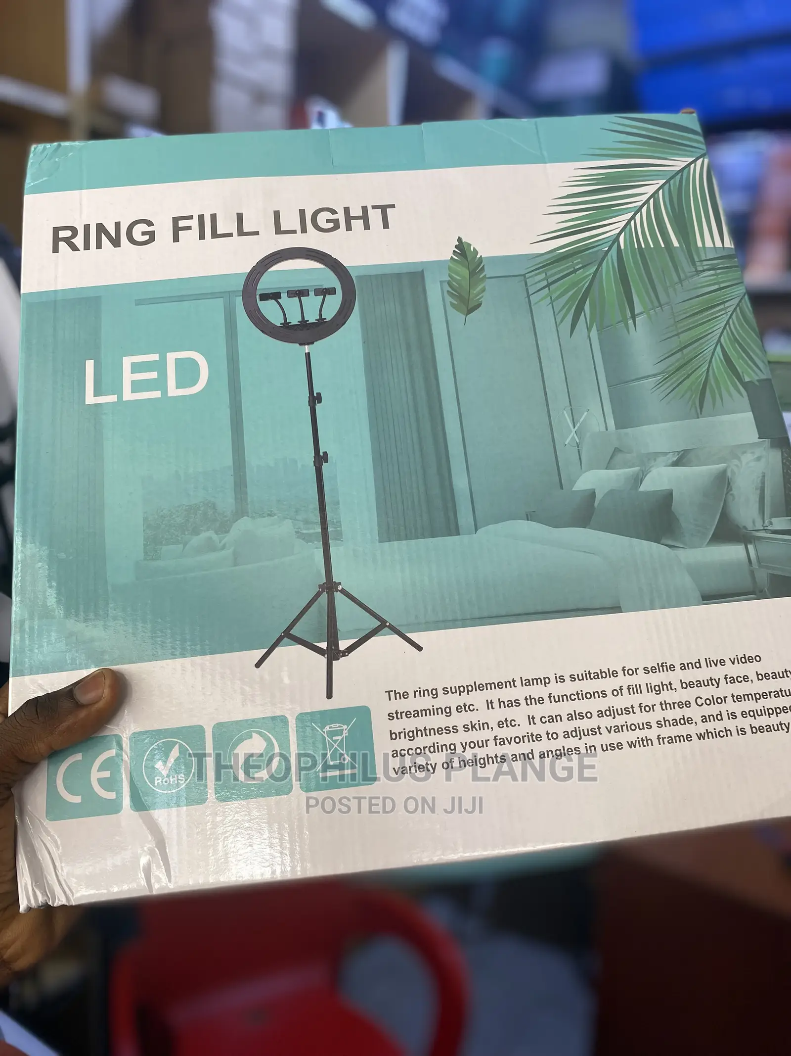 14 Inches RGB and Normal Ring Light With Adjustable Stands