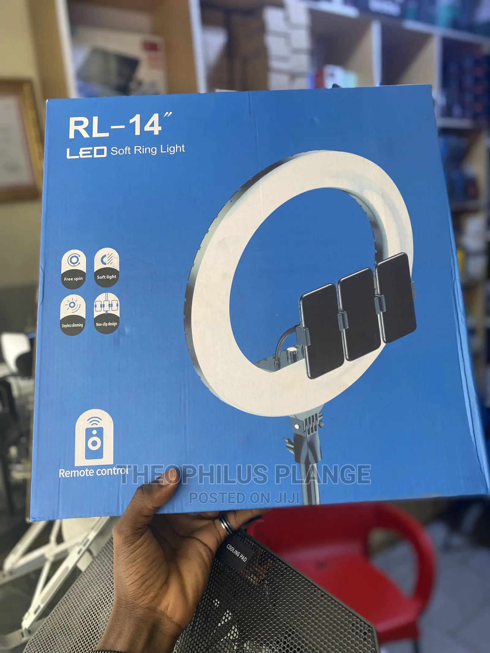 14 Inches Higher Quality Ring Light With Adjustable Stands.