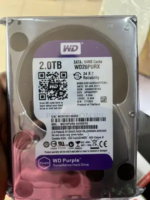 2tb Surveillance HDD W/D Purple
