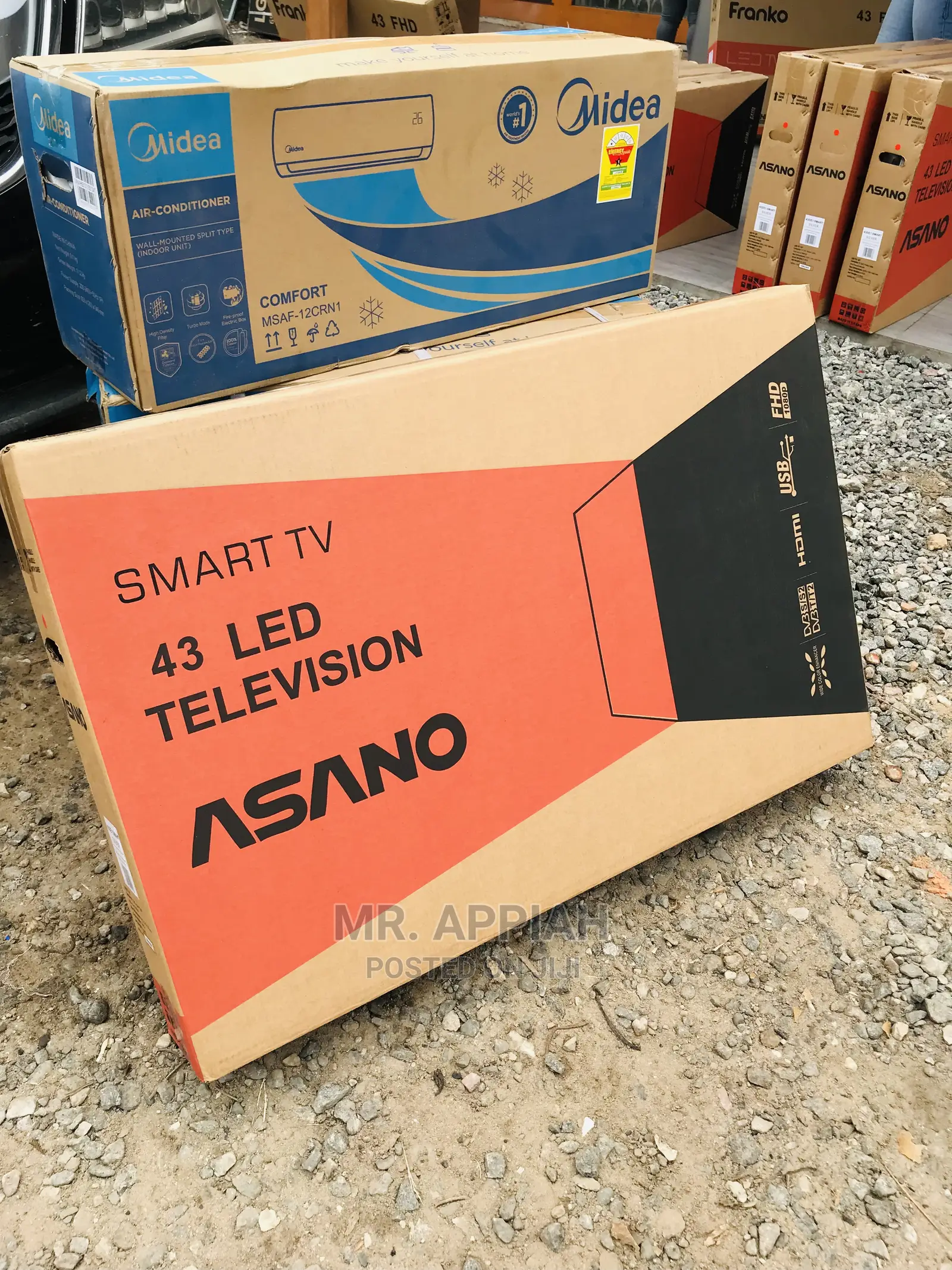 Reliable(Black)Asano 43inch Digital Satelite Smart Tv