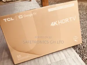 Neatly Sealed TCL 55 Inches Glossy HDR LED Tv
