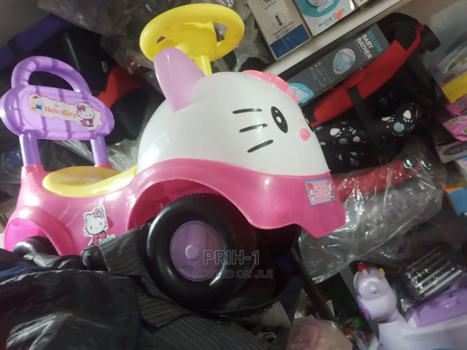 Baby Playing Car