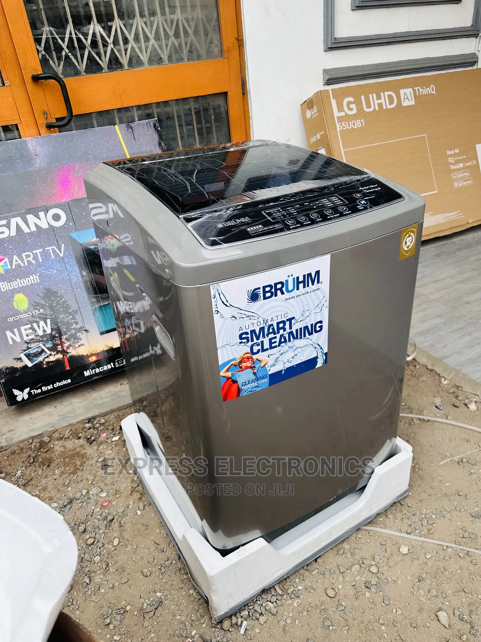Digital Panel 12kg Bruhm Washing Machine Topload