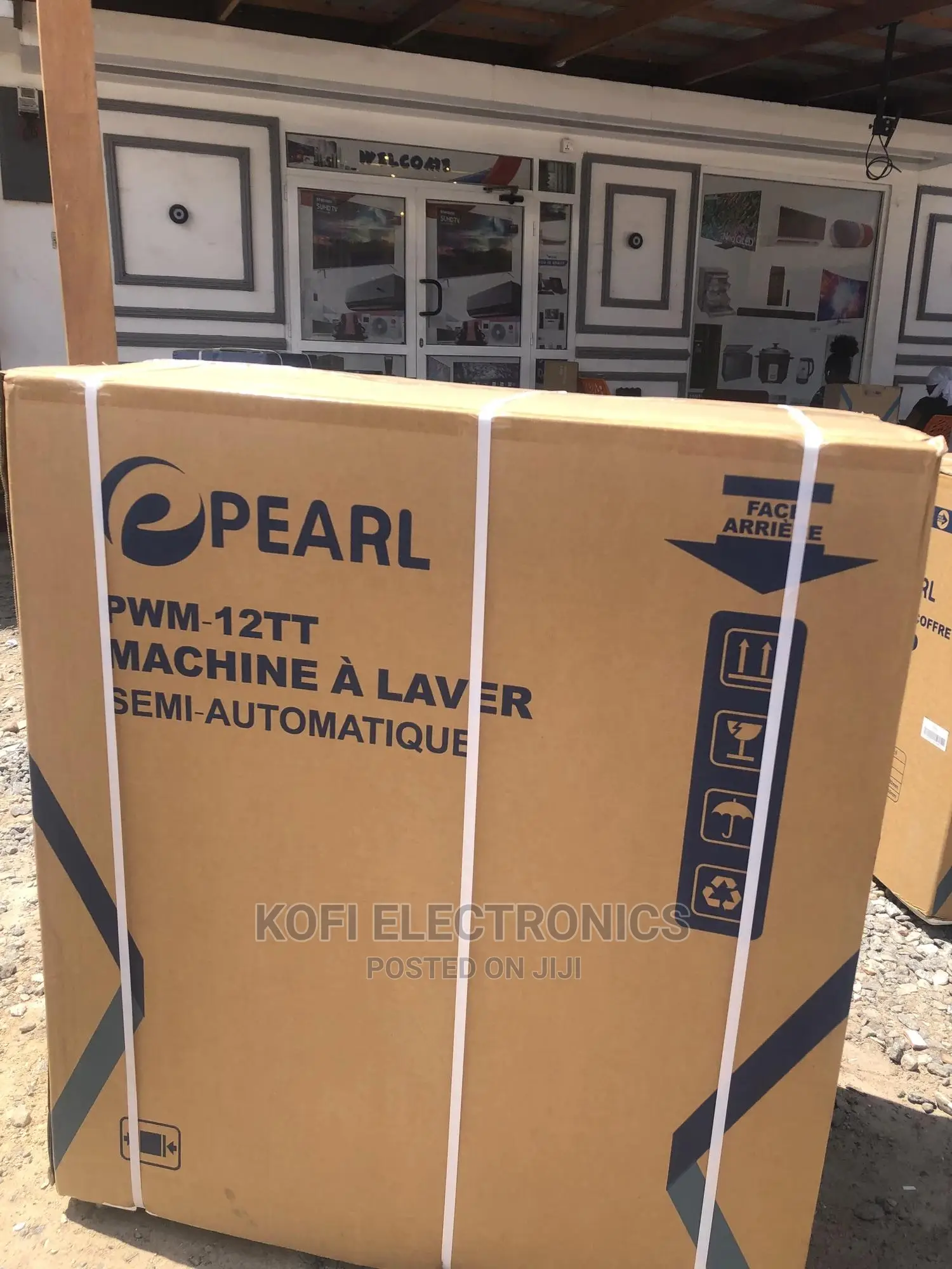 Twin Tub Semi Automatic Pearl 12kg WM W/Spin Function
