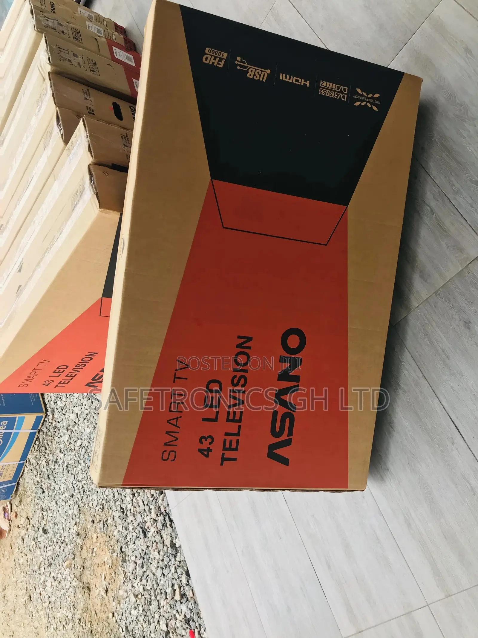 Great Offer Asano 43 Inches Glossy UHD Smart LED Tv