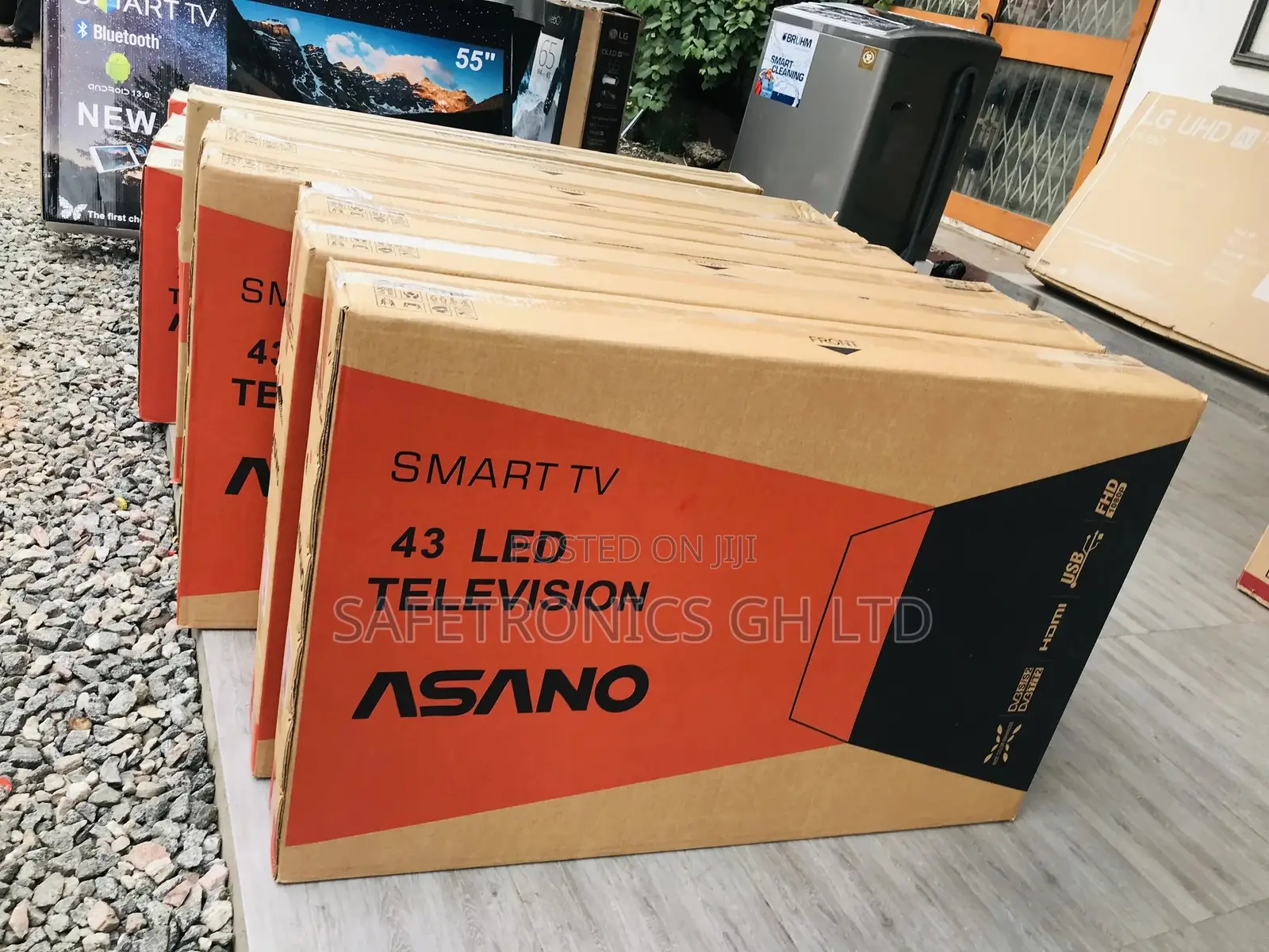 Smart Asano UHD Glossy 43 Inches LED Tv