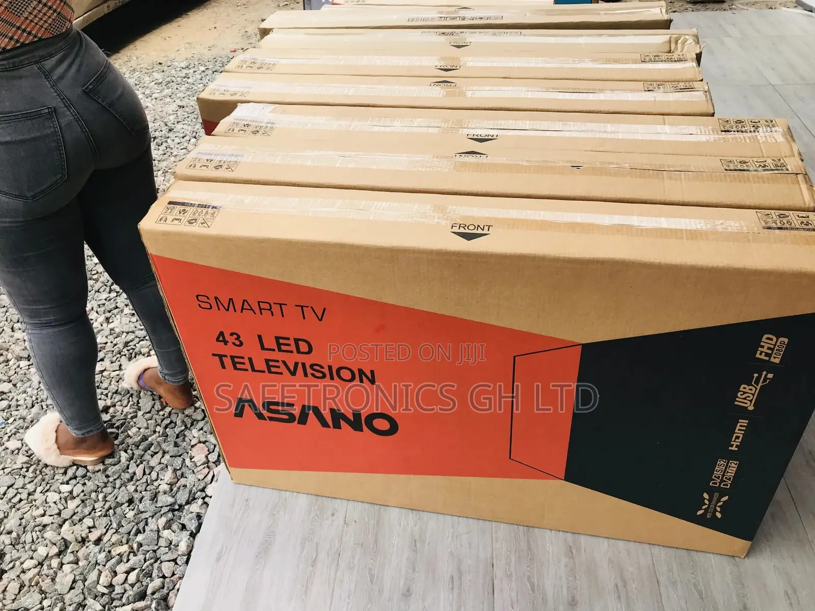 Best Sales on UHD 43 Inches LED Asano Smart Glossy Tv