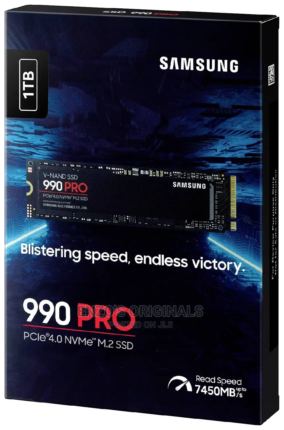 1tb M.2 Nvme SSD Samsung 990pro Original Sealed 7450mb Speed