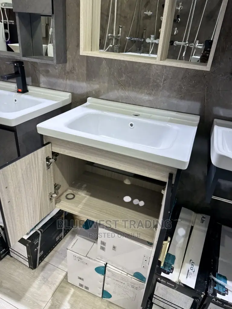 Hanging Cabinet Basin - Cabinet Basin With Mirror