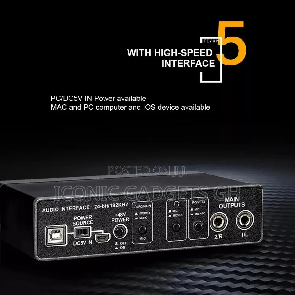 Q-22 Audio Interface Sound Card