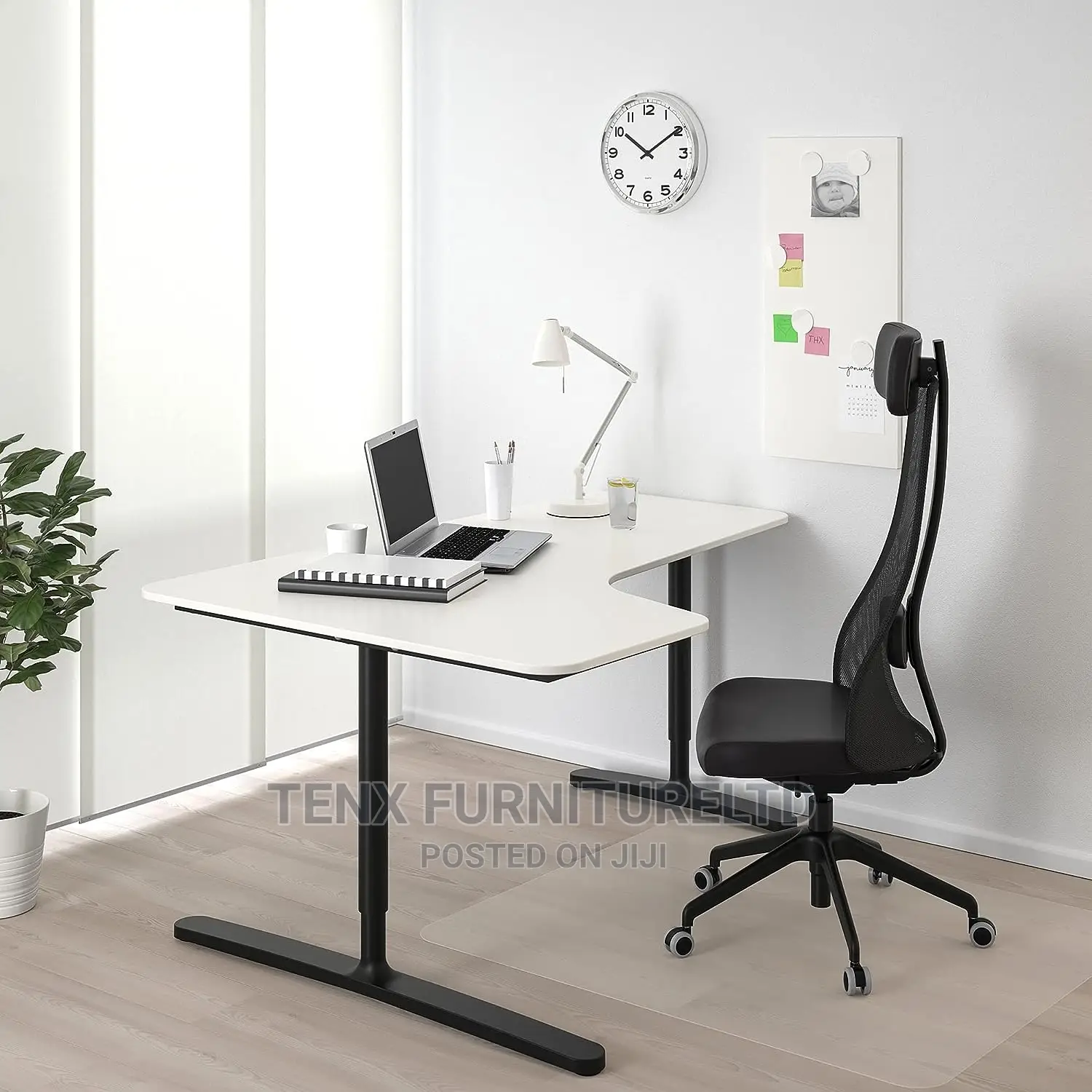 L Shape Working Desk (Adjustable) Manual