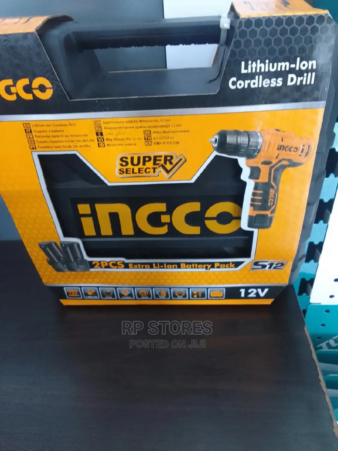 Ingco Lithium Ion Cordless Drill 12v