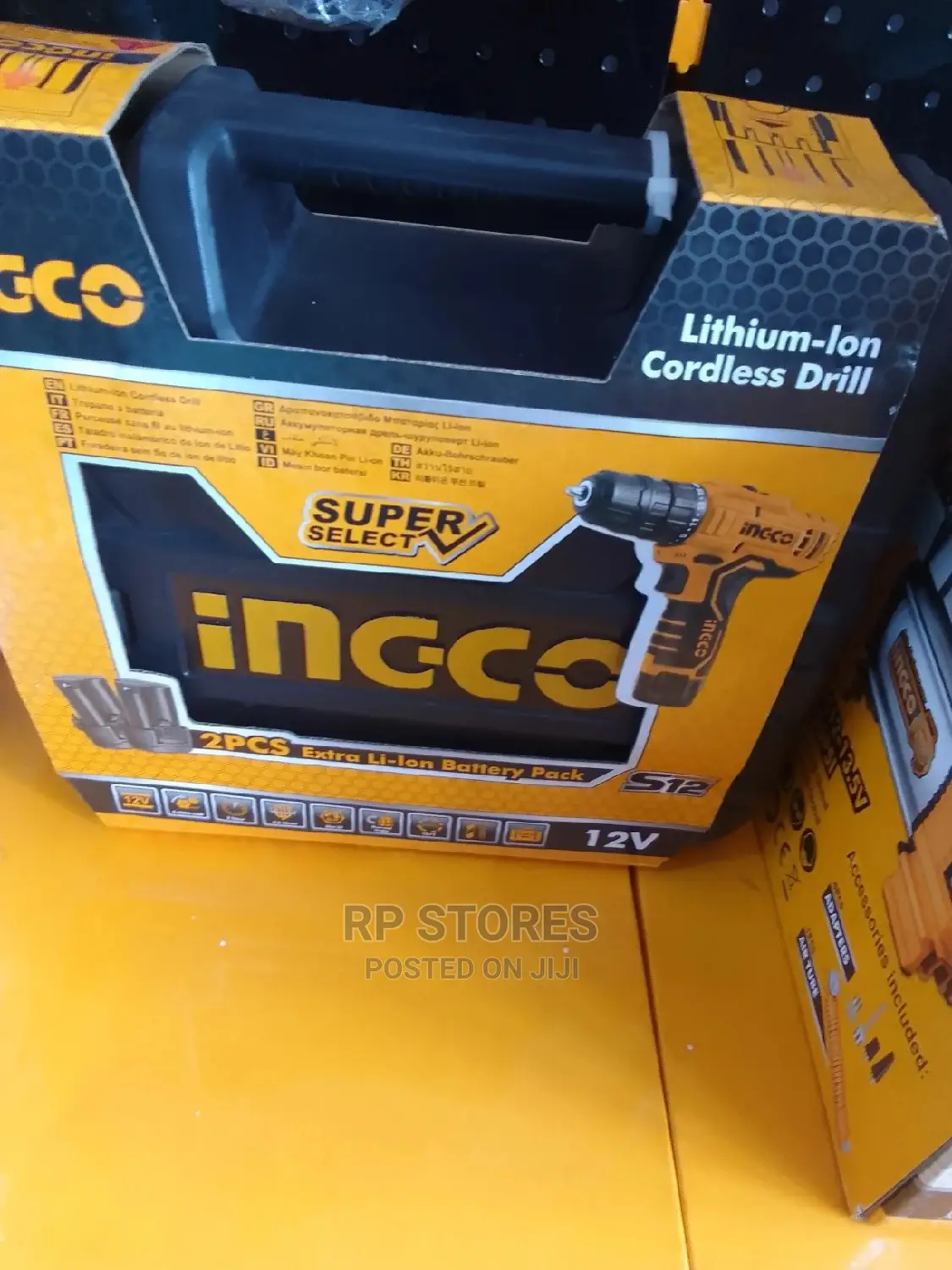 Ingco Lithium Ion Cordless Drill 12v