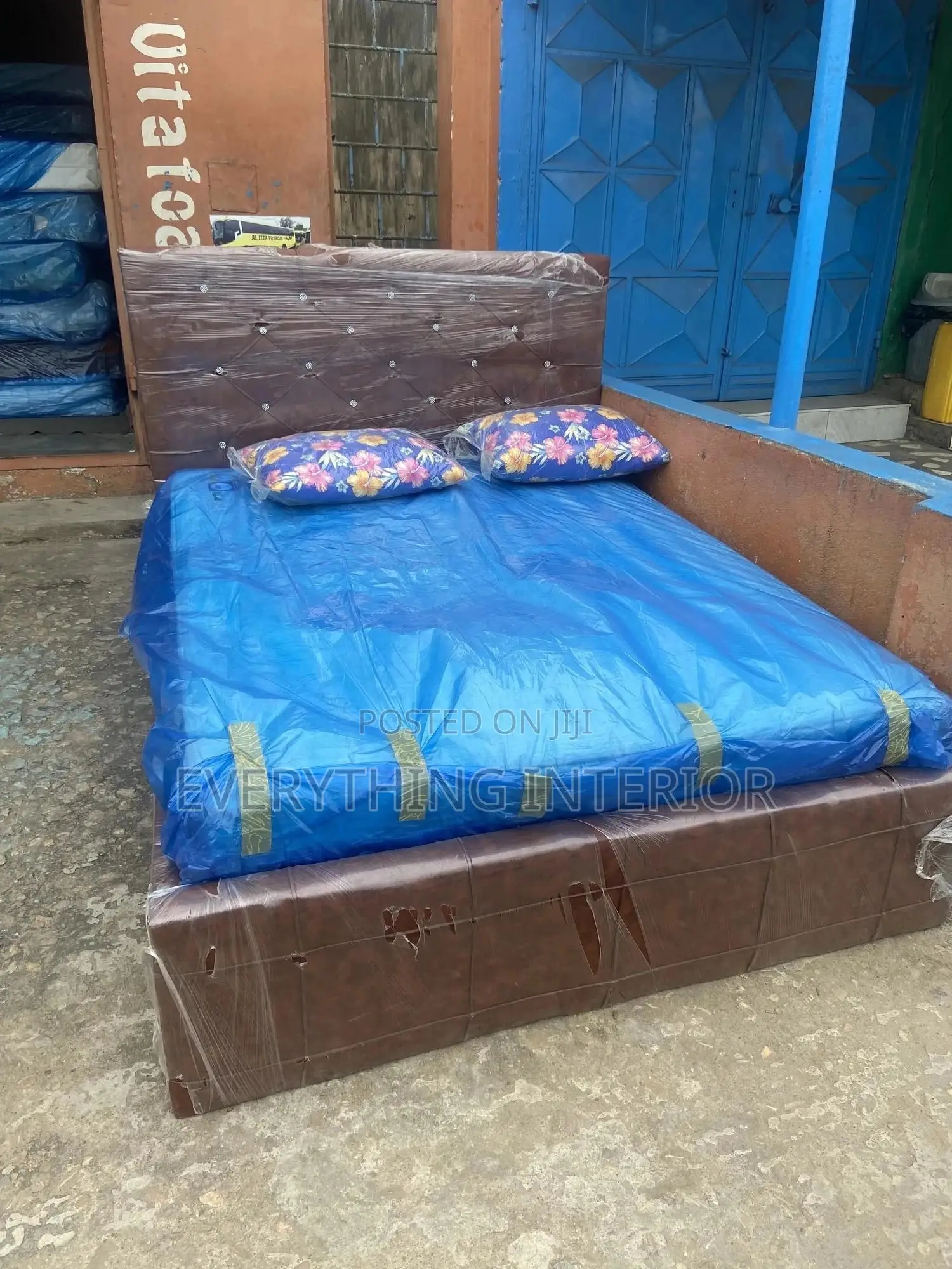 Foreign Queen Size Double Bedframe With Mattress Available