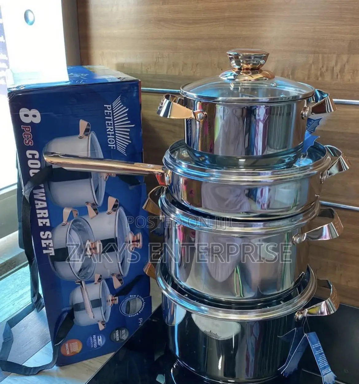 High Quality Stainless Steel Cookware 8pcs