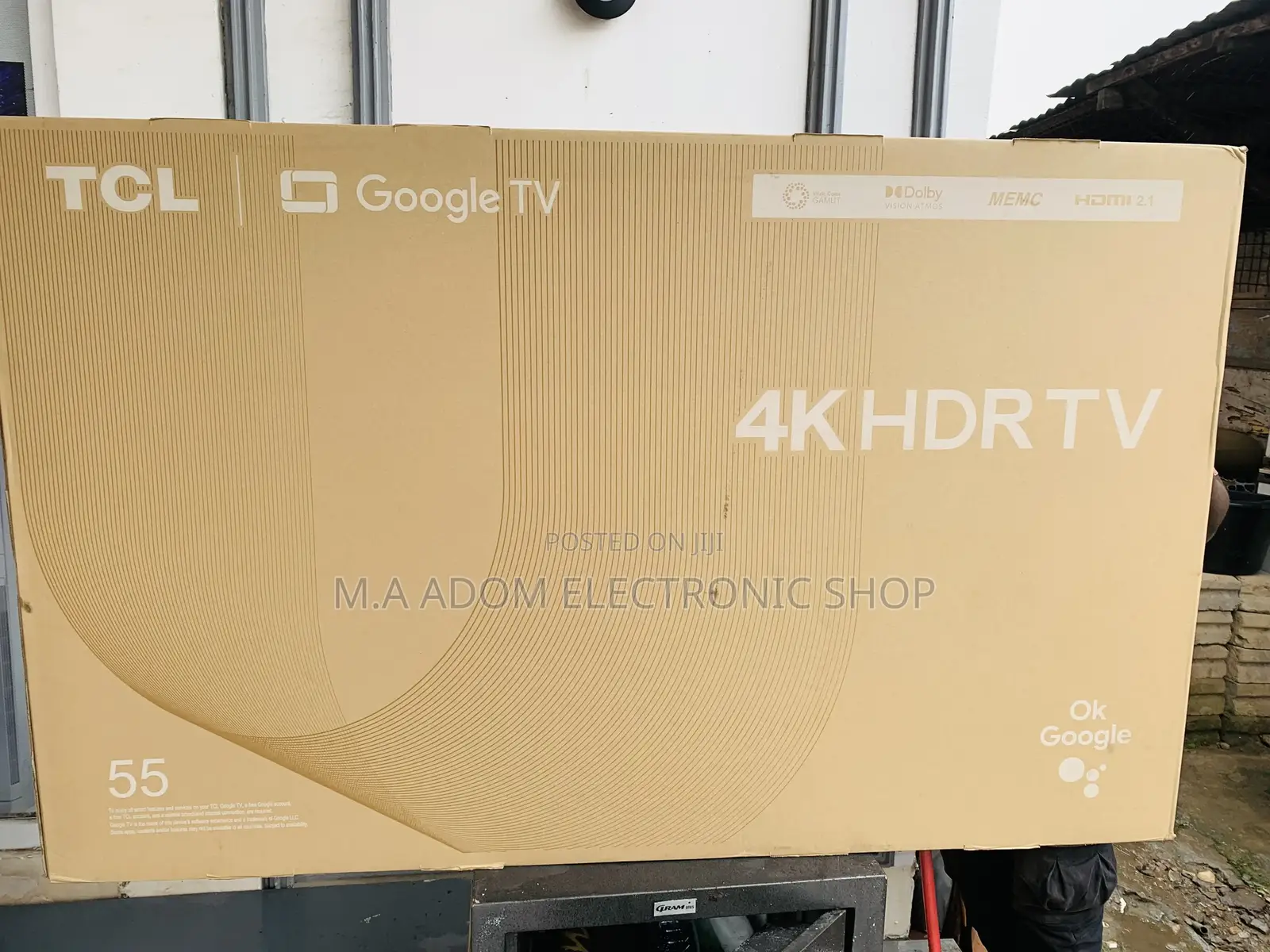 TCL 55” UHD Smart Android Led Tv Frameless Design