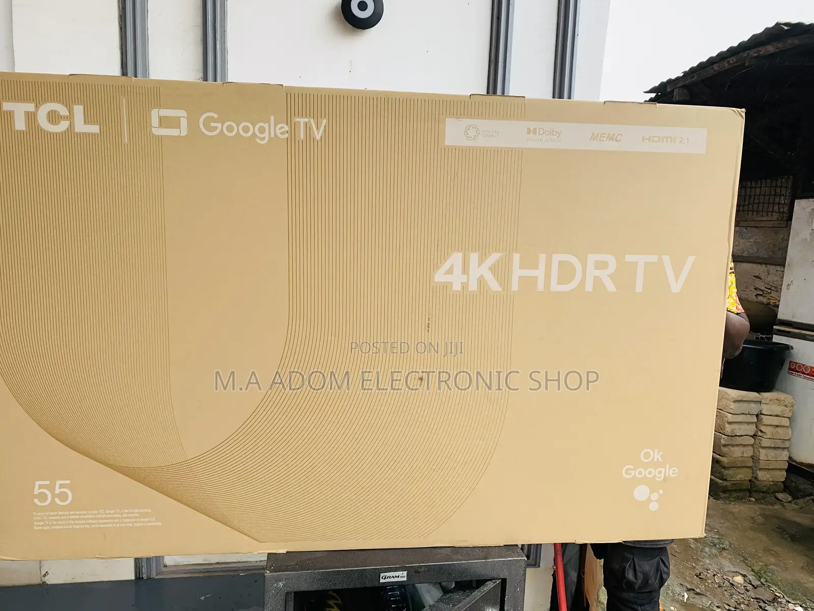 TCL 55” UHD Smart Android Led Tv Frameless Design