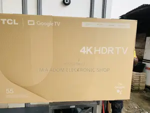 TCL 55” UHD Smart Android Led Tv Frameless Design
