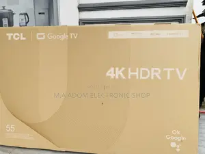 TCL 55” Smart Ultra Slim Frameless Tv With Bluetooth