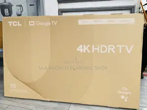 TCL 55” Smart Ultra Slim Frameless Tv With Bluetooth